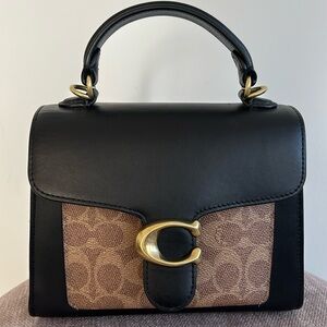 Coach Tabby crossbody in black leather